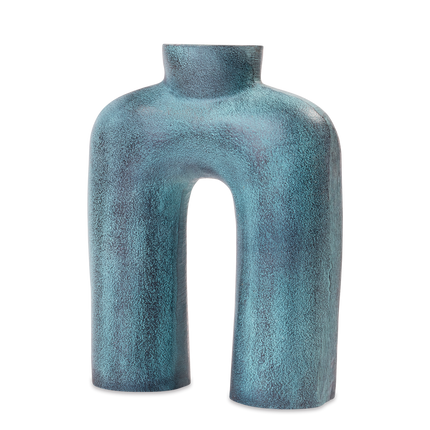 Vaasje Organisch Blauw