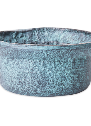 Schaal Decoratief Blauw Patina