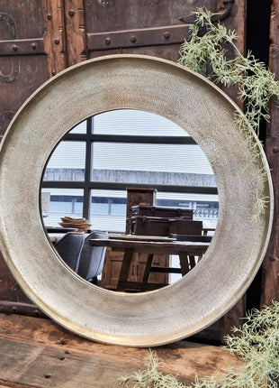 Spiegel Rond Goud Medium