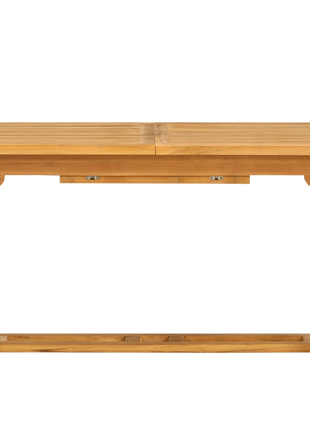 Uitschuifbare tuintafel