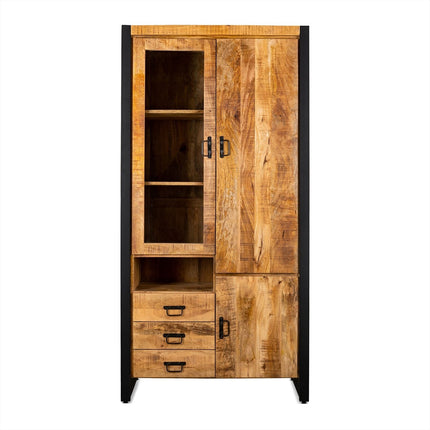 Vitrine Kast Britt Glazen Deur Links