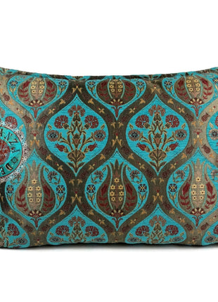 Tulip turquoise kussenhoes/cushion cover ± 50x70cm