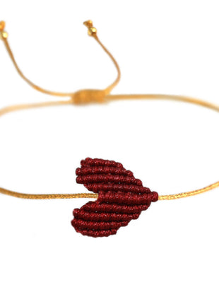Burgundy heart