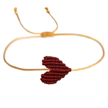Burgundy heart
