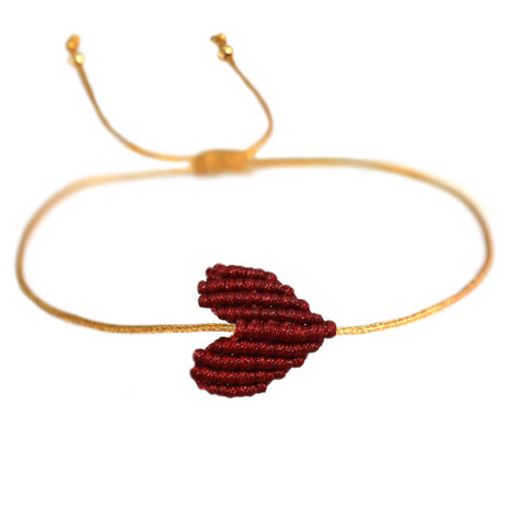 Burgundy heart