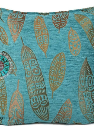 Boho feathers kussenhoes ± 45x45cm