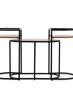 Jasmin Ovale Bijzettafel set