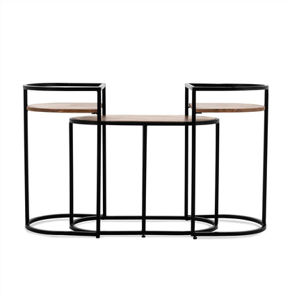 Jasmin Ovale Bijzettafel set