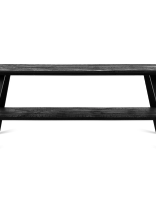 Salontafel Berlin Zwart met Vak
