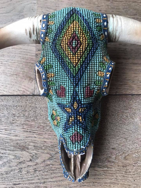 skull mosaic