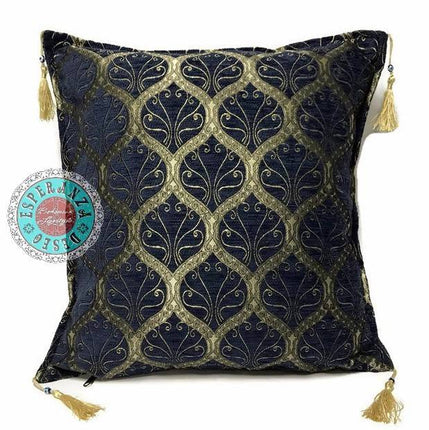 Honinggraat dark blue 70 x 70