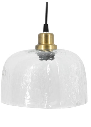Glazen hanglamp organic