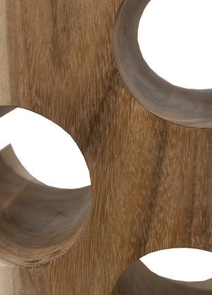 Suarhouten wijnrek vierkant S