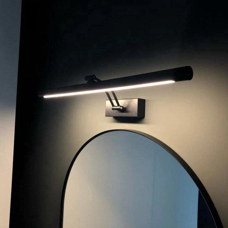 Spiegellamp - Spiegel Verlichting - Spiegelverlichting - Badkamer - Mat Zwart - 55 cm