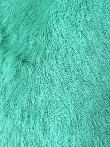 Konijnenvacht S bont groen