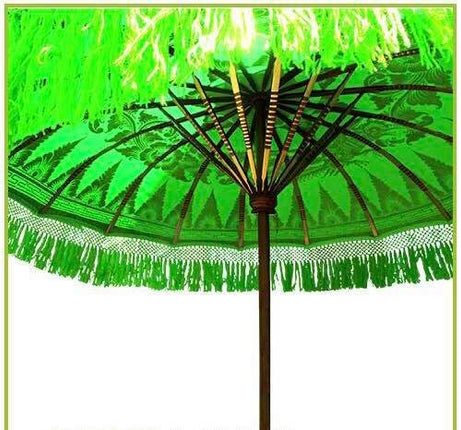 Parasol groot lime