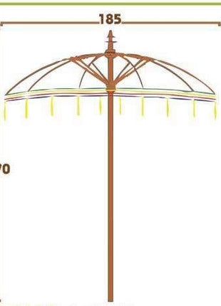 Parasol groot white