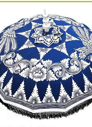 parasol groot blauw