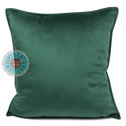 Velvet kussen groen 45 x 45