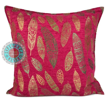 Boho feathers kussenhoes ± 70 x 70 cm