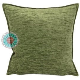 Oliv green kussenhoes 70 x 70 cm