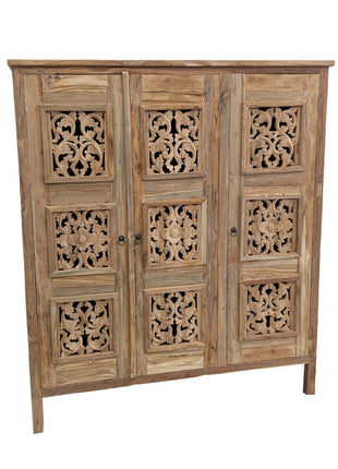 Teakhoutenkast 180x160  RC teak