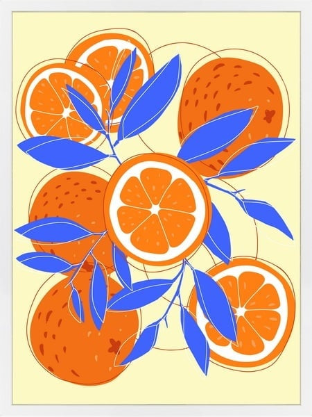 Poster in frame