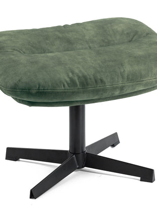 Poef velvet dark green