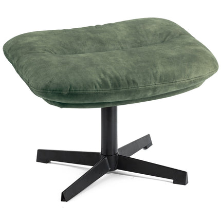 Poef velvet dark green