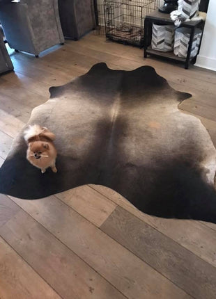 Koeienhuid wit bruin