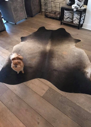 Koeienhuid wit bruin