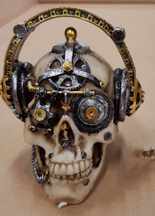 Skull 40 cm  gold