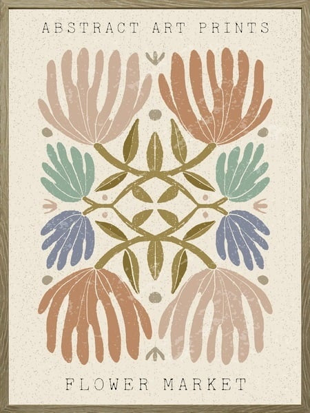Poster in frame