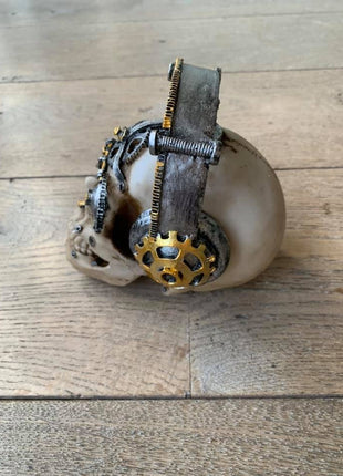 Skull 40 cm  gold