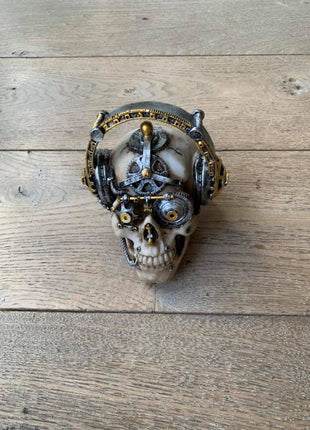 Skull 40 cm  gold
