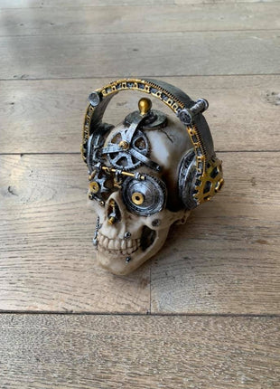 Skull 40 cm  gold