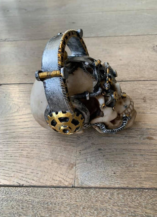 Skull 40 cm  gold
