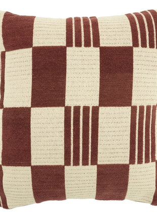 Pillow Twist 45x45 cm - burgundy