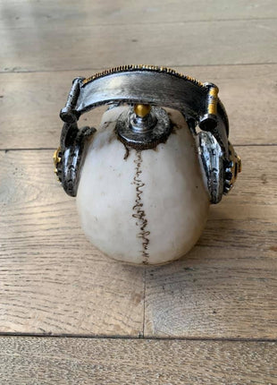 Skull 40 cm  gold