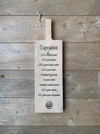 Tapasplank cupcake