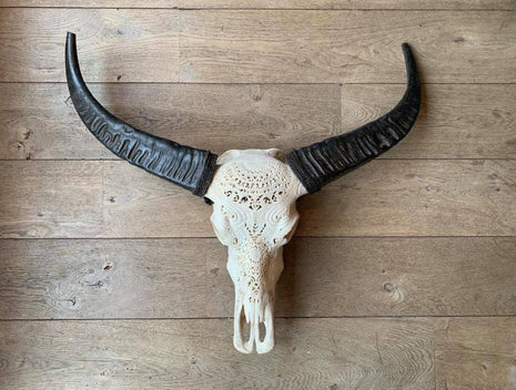 Skull echt gegraveerd