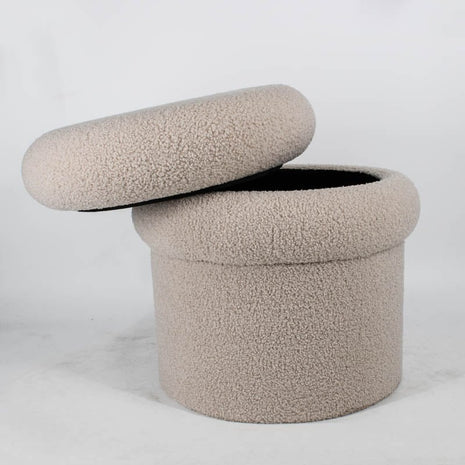 Poef met opbergruimte