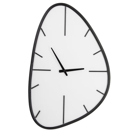 Wandklok organisch asymmetrisch - Wit - Metaal - 46 × 71 cm