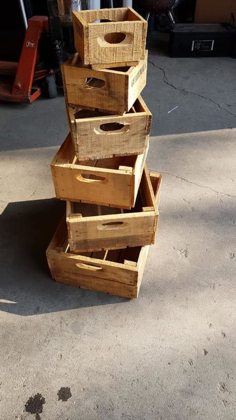 Set van 6 kisten