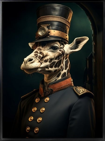 Poster in frame