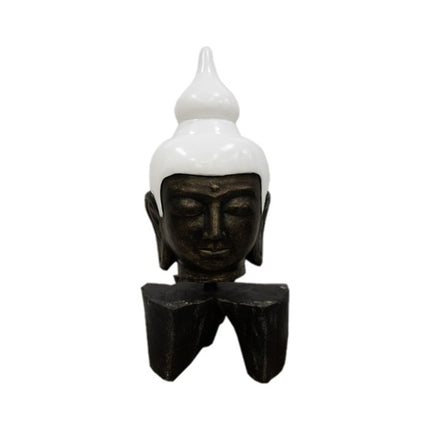 Ornament Boeddha hoofd teak L