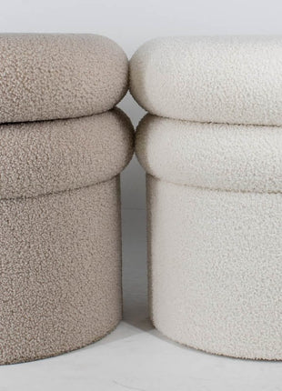 Poef met opbergruimte