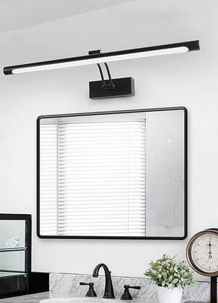 Spiegellamp - Spiegel Verlichting - Spiegelverlichting - Badkamer - Mat Zwart - 55 cm