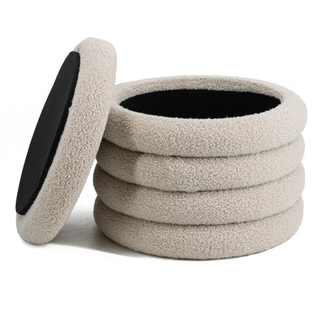 Poef met opbergruimte