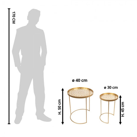 Bijzetafel  set van 2